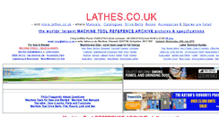 Desktop Screenshot of lathes.co.uk